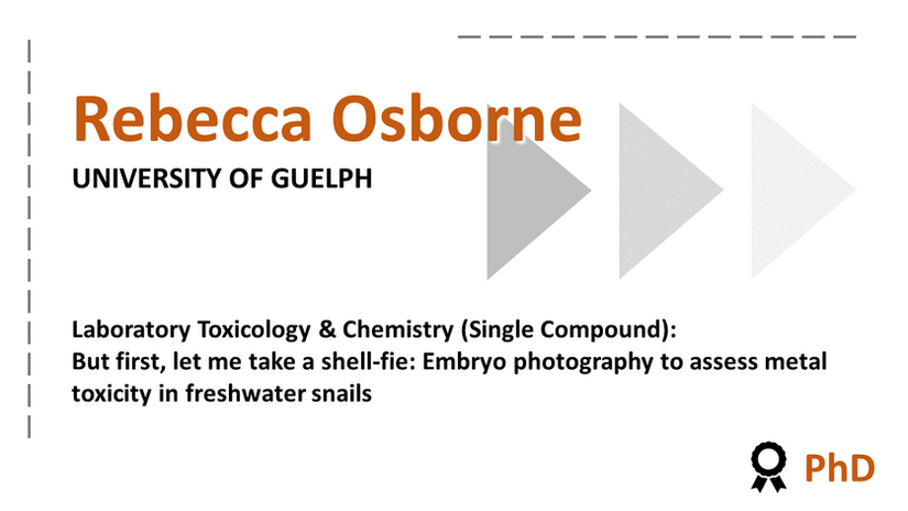 But first, let me take a shell-fie: Embryo photography to assess metal toxicity in freshwater snails